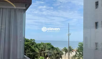 Lindo apartamento 2 dormitórios c/ suite - PORTEIRA FECHADA VISTA MAR - GONZAGA