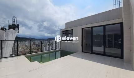 Linda cobertura no José Menino 160 m² 3 suítes