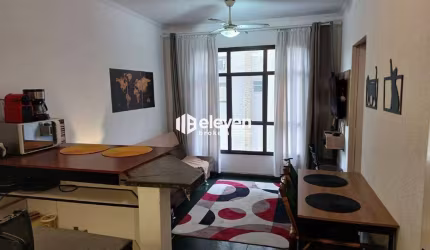 Apartamento FLAT Venda 01 Dormitório | 40m² | Mobiliado | 1 Vaga | Frente Mar | Itararé | São Vicente
