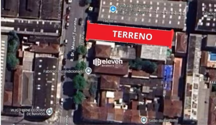 Terreno à Venda | 500m² | 10x50m | Santos/SP