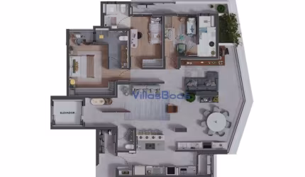 Apartamento à venda, 149 m² por R$ 1.627.447,91 - Jardim Aquarius - São José dos Campos/SP