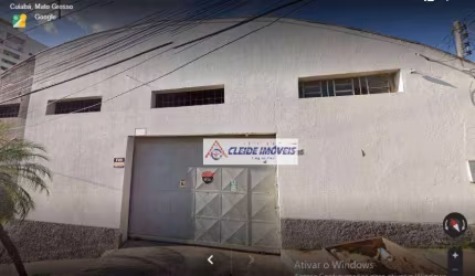 Barracão à venda no bairro Dom Aquino, alugado RS 6.000,00 venda Oferta RS 1.250,, mil com 650 m², atrás do SuperMercado Comper da Prainha - Cuiabá/MT