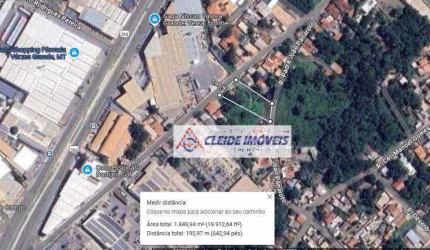 Vende terreno 1.850m², próximo Av. Feb Várzea Grande Comercial 30 metros de frente