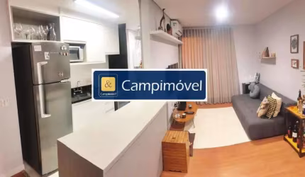 Apartamento para Venda em Campinas, Botafogo, 1 dormitório, 1 suíte, 2 banheiros, 1 vaga