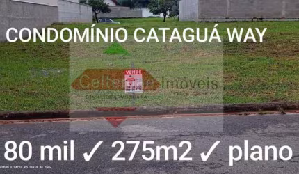 Terreno Plano Condomínio Cataguá Way