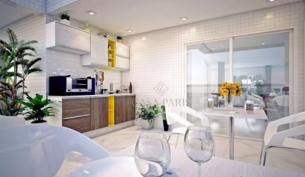 Apartamento com 2 dormitórios à venda, 73 m² por R$ 495.663,75 - Maracanã - Praia Grande/SP