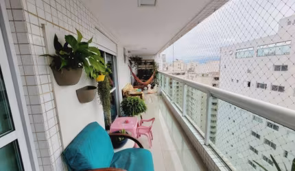 Apartamento com 2 dormitórios à venda, 90 m² por R$ 640.000,00 - Tupi - Praia Grande/SP