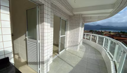 Apartamento novo com ampla sacada e 2 quartos à venda em Praia Grande!