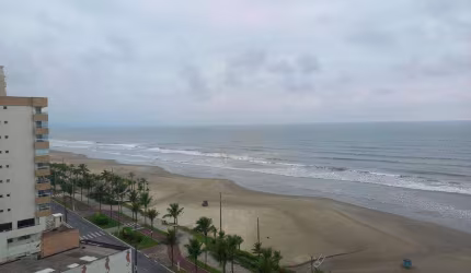 Apartamento novo com 2 quartos e vista mar à venda em Praia Grande!