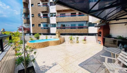 Cobertura com 2 dormitórios à venda, 143 m² por R$ 800.000,00 - Vila Tupi - Praia Grande/SP
