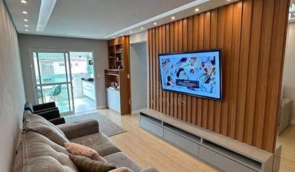 Apartamento mobiliado com 2 quartos à venda, 83 m² por R$ 779.000 - Canto do Forte - Praia Grande/SP