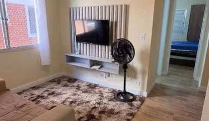 Apartamento mobiliado com 1 quarto à venda, 44 m² por R$ 300.000 - Boqueirão - Praia Grande/SP