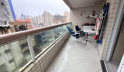 Apartamento com 2 quartos à venda, 86 m² por R$ 530.000 - Aviação - Praia Grande/SP