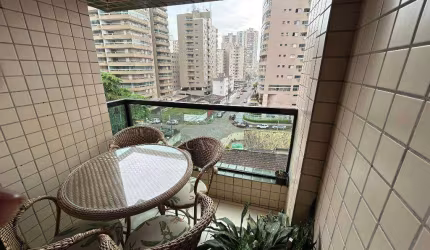 Apartamento com 2 dormitórios à venda, 85 m² por R$ 370.000,00 - Aviação - Praia Grande/SP