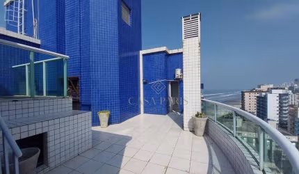 Cobertura com 2 dormitórios à venda, 90 m² por R$ 800.000,00 - Caiçara - Praia Grande/SP