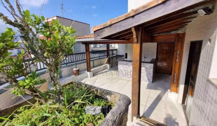 Cobertura com 4 quartos à venda, 180 m² por R$ 1.100.000 - Vila Guilhermina - Praia Grande/SP