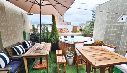 Cobertura com 3 dormitórios à venda, 139 m² por R$ 750.000,00 - Vila Tupi - Praia Grande/SP