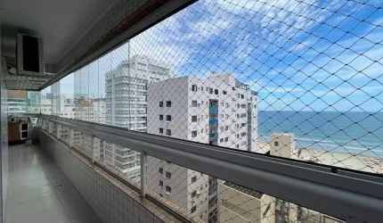 Apartamento com 3 dormitórios à venda, 143 m² por R$ 1.590.000 - Canto do Forte - Praia Grande/SP