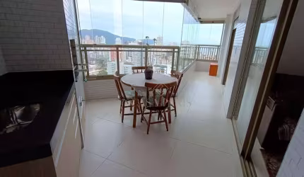 Apartamento com 2 dormitórios à venda, 96 m² por R$ 1.060.000,00 - Canto do Forte - Praia Grande/SP