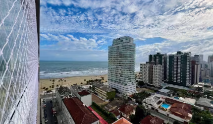 Apartamento com 3 dormitórios à venda, 109 m² por R$ 1.270.000 - Canto do Forte - Praia Grande/SP