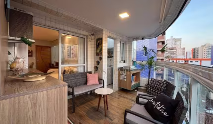 Apartamento com 2 dormitórios à venda, 63 m² por R$ 480.000,00 - Aviação - Praia Grande/SP