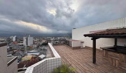 Cobertura com 2 dormitórios à venda, 125 m² por R$ 580.000,00 - Tupi - Praia Grande/SP