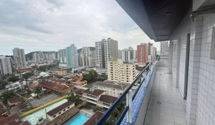 Apartamento com 3 dormitórios à venda, 130 m² por R$ 977.000,00 - Canto do Forte - Praia Grande/SP