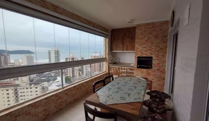 Apartamento com 3 dormitórios à venda, 117 m² por R$ 1.330.000 - Vila Guilhermina - Praia Grande/SP