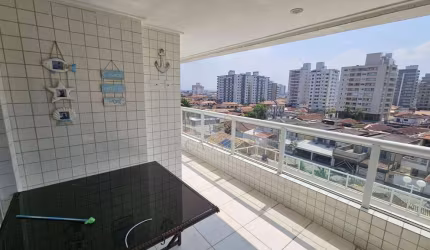 Apartamento com 2 dormitórios à venda, 105 m² por R$ 670.000 - Vila Guilhermina - Praia Grande/SP
