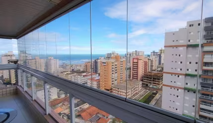 Apartamento com 3 dormitórios à venda, 145 m² por R$ 1.620.000,00 - Vila Guilhermina - Praia Grande/SP