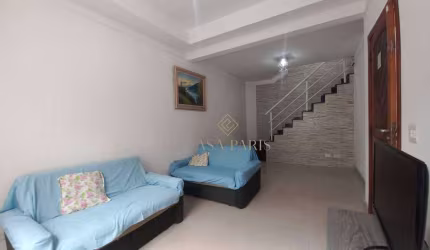Sobrado com 3 dormitórios à venda, 80 m² por R$ 670.000 - Vila Guilhermina - Praia Grande/SP