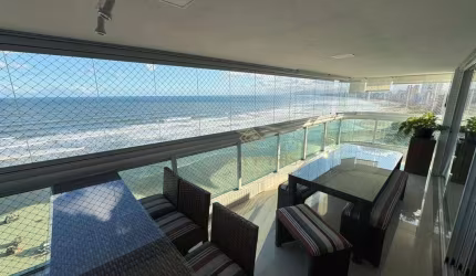 Apartamento com 4 dormitórios à venda, 190 m² por R$ 3.800.000,00 - Canto do Forte - Praia Grande/SP