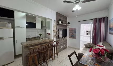 Apartamento com 1 dormitório à venda, 43 m² por R$ 265.000,00 - Mirim - Praia Grande/SP
