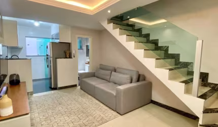 Casa geminada à venda, 2 quartos, 1 vaga, Santa Amélia - Belo Horizonte/MG