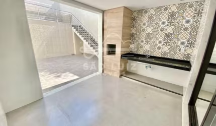 Casa geminada à venda, 3 quartos, 3 suítes, 4 vagas, Santa Rosa - Belo Horizonte/MG