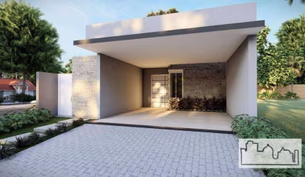 Casa em construção a venda no condomínio Atlanta.