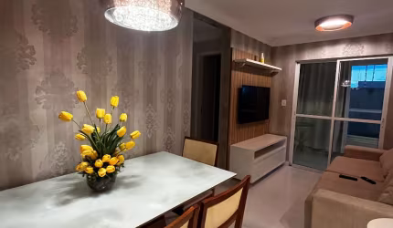 Alugo apartamento mobiliado com 2 quartos no bairro Sim