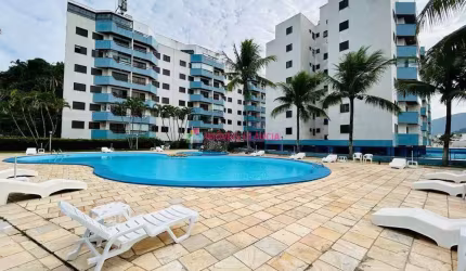Apartamento Frente Mar pé na areia com 3 dormitórios na Martim de Sá em Caraguatatuba/SP à venda