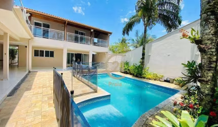 Sobrado 100m da praia Jardim Britania 4 suítes e piscina