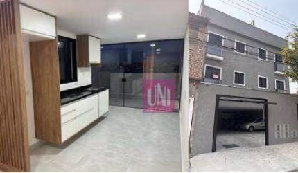 Apartamento com 2 dormitórios à venda, 44 m² por R$ 370.000,00 - Parque Erasmo Assunção - Santo André/SP