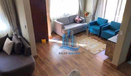 Sobrado com 3 dormitórios para alugar, 194 m² por R$ 7.120,00/mês - Campestre - Santo André/SP
