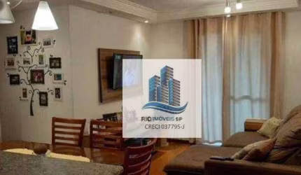 Apartamento com 3 dormitórios à venda, 80 m² por R$ 588.000,00 - Campestre - Santo André/SP