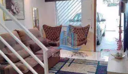 Sobrado com 3 dormitórios à venda, 89 m² por R$ 630.000 - Campestre - Santo André/SP