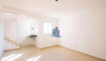 Cobertura com 2 dormitórios à venda, 90 m² por R$ 380.000,00 - Vila Palmares - Santo André/SP