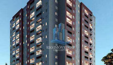 Apartamento com 2 dormitórios à venda, 47 m² por R$ 266.000,00 - Vila Humaitá - Santo André/SP