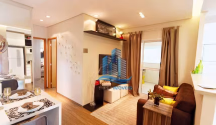 Apartamento com 2 dormitórios à venda, 51 m² por R$ 408.000,00 - Vila Guaraciaba - Santo André/SP