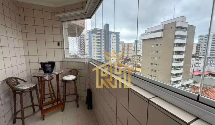 Apartamento com 1 dormitório à venda, 61 m² por R$ 329.000,00 - Vila Guilhermina - Praia Grande/SP