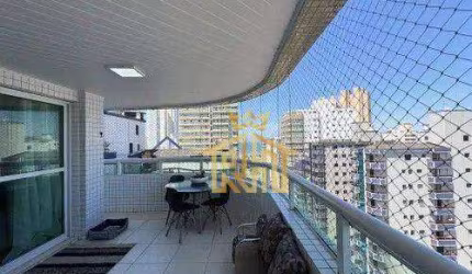 Apartamento de 3 dormitórios (1 suíte) na Vila Guilhermina em Praia Grande - SP - Vista Mar