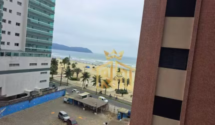 Apartamento amplo 01 quarto vista da praia a venda - Bairro Guilhermina - Praia Grande SP