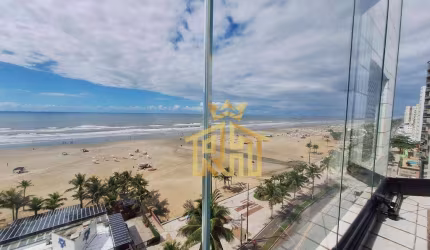 Apartamento 02 dormitórios (01 suíte) - sacada com vista mar - 1 vaga - Aviação